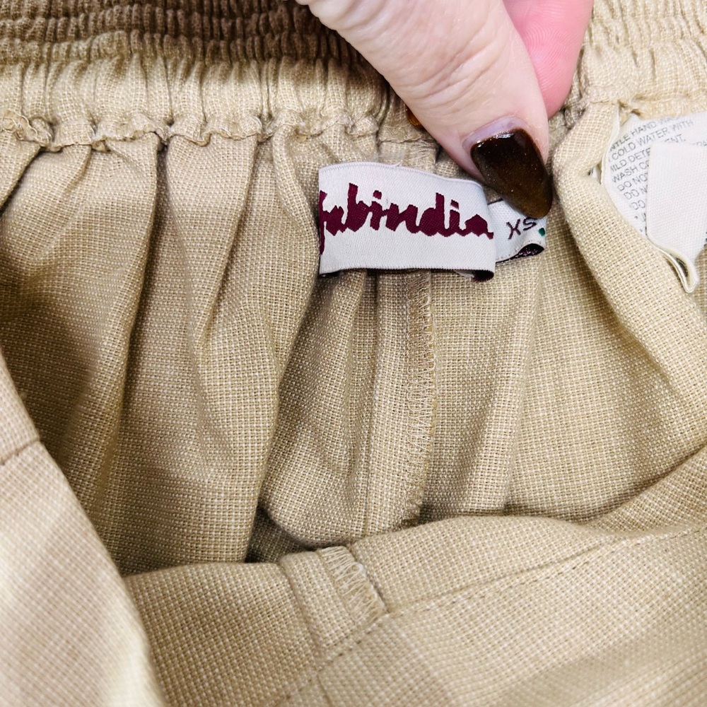 Fabindia Tan Ankle‎ Pants - Picture 4 of 6